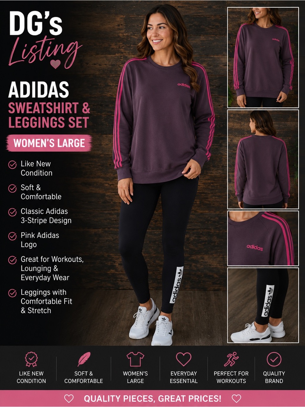 Adidas large outfit